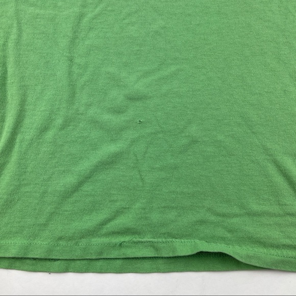 Delta Pro Weight Tshirt Mens Large Green Galveston Island Crew Neck Short Sleeve - Picture 4 of 10